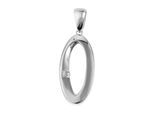 Kettenanhänger ADELIA´S "Anhänger aus 925 Silber mit Zirkonia", silber, Schmuckanhänger, Damen, Silber 925 (Sterlingsilber), Kettenanhänger, Ein Geschenk, das Freude macht