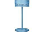 LED Tischleuchte "MESH-B", pastellblau, 1, Ø 14,5cm H: 30cm, 1 Stk., HELL HÖLLISCH GUTES LICHT, Leuchten, Tastdimmer, IP54, LED Tischleuchte