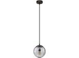 NOVA LUCE Pendelleuchte "ABBACUS", schwarz, 1, Ø 17cm H: 150cm, 1 Stk., Leuchten, Pendelleuchte