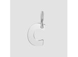 Buchstabenanhänger ADELIA´S "Anhänger – Buchstabe N Buchstabenanhänger aus 925 Silber", silber, Schmuckanhänger, Damen, Silber 925 (Sterlingsilber), Perfekt zum Verschenken an besondere Menschen