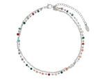 Kettenanhänger ADELIA´S "Anhänger aus Edelstahl mit Perle", bunt (silber), Schmuckanhänger, Damen, Edelstahl, Kettenanhänger, Eine schöne Geschenkidee für jeden Anlass