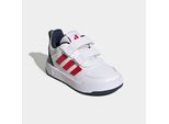 Sneaker ADIDAS SPORTSWEAR "TENSAUR SPORT 3.0 FÜR BABYS UND KLEINKINDER", Kinder, Gr. 21, rot (cloud weiß, collegiate rot, collegiate navy), Synthetik, Textil, Schuhe Sneaker, für Kinder, mit Klettverschluss
