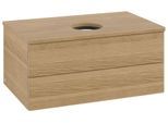 Villeroy & Boch Waschtischunterschrank Antao L19_1 800x360x500mm mit Beleuchtung mit Struktur FK/AP: L19111HN