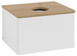Villeroy & Boch Waschtischunterschrank Antao L29_5 600x360x500mm mit Beleuchtung mit Struktur FK/AP: L29151GF