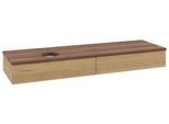 Villeroy & Boch Waschtischunterschrank Antao L15_1 1600x190x500mm mit Beleuchtung mit Struktur FK/AP L15112HN