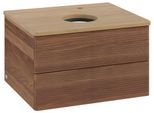 Villeroy & Boch Waschtischunterschrank Antao L18_5 600x360x500mm mit Beleuchtung mit Struktur FK/AP: L18151HM