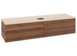 Villeroy & Boch Waschtischunterschrank Antao L25_1 1600x360x500mm mit Beleuchtung mit Struktur FK/AP L25113HM