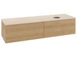 Villeroy & Boch Waschtischunterschrank Antao L38_5 1600x360x500mm mit Beleuchtung mit Struktur FK/AP L38153HN
