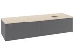 Villeroy & Boch Waschtischunterschrank Antao K38_5 1600x360x500mm mit Struktur FK/AP: GK/3 K38153GK