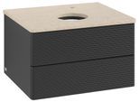 Villeroy & Boch Waschtischunterschrank Antao K18_5 600x360x500mm mit Struktur FK/AP: PD/3 K18153PD