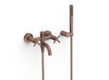 Tres Aufputz 2 Griffmischer für Wanne und Dusche Anti Kalk Messing Handbrause , 28317601VO 28317601VO