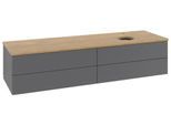 Villeroy & Boch Waschtischunterschrank Antao K27_5 1600x360x500mm mit Struktur FK/AP: GK/1 K27151GK