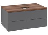 Villeroy & Boch Waschtischunterschrank Antao L19_1 800x360x500mm mit Beleuchtung mit Struktur FK/AP: L19112GK