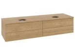 Villeroy & Boch Waschtischunterschrank Antao L28_1 1600x360x500mm mit Beleuchtung mit Struktur FK/AP L28111HN