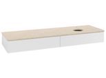 Villeroy & Boch Waschtischunterschrank Antao L16_5 1600x190x500mm mit Beleuchtung mit Struktur FK/AP L16153GF