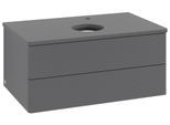 Villeroy & Boch Waschtischunterschrank Antao L19_5 800x360x500mm mit Beleuchtung mit Struktur FK/AP: L19150GK