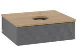 Villeroy & Boch Waschtischunterschrank Antao L07_5 600x190x500mm mit Beleuchtung mit Struktur FK/AP: L07151GK