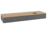 Villeroy & Boch Waschtischunterschrank Antao K16_1 1600x190x500mm mit Struktur FK/AP: GK/1 K16111GK