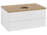 Villeroy & Boch Waschtischunterschrank Antao L19_5 800x360x500mm mit Beleuchtung mit Struktur FK/AP: L19151GF