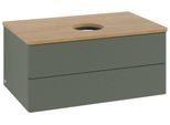 Villeroy & Boch Waschtischunterschrank Antao L19_1 800x360x500mm mit Beleuchtung mit Struktur FK/AP: L19111HL