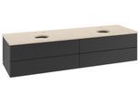 Villeroy & Boch Waschtischunterschrank Antao L28_5 1600x360x500mm mit Beleuchtung mit Struktur FK/AP L28153PD