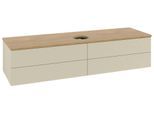 Villeroy & Boch Waschtischunterschrank Antao L25_1 1600x360x500mm mit Beleuchtung mit Struktur FK/AP L25111HJ