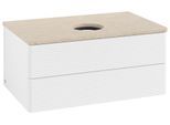 Villeroy & Boch Waschtischunterschrank Antao L19_1 800x360x500mm mit Beleuchtung mit Struktur FK/AP: L19113MT