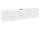 Villeroy & Boch Waschtischunterschrank Antao L25_5 1600x360x500mm mit Beleuchtung mit Struktur FK/AP L25150MT