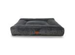 Petliving orthopädisches Hundebett Mila extra weich XXL 120 x 100 cm anthrazit