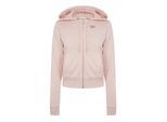 Reebok - Hoodie mit durchgehendem Reißverschluss für Damen, Sweatshirt-Stoff, Regulär (Hellrosa)