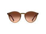 Ray-Ban 2180 678846 gepolijste tortledove roze gradiÃ«nt grijze zonnebril