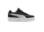 Puma - "Court Lally Skye" Sneaker für Damen, Leder, Plattform-Absatz (Wellenblau/Steingrau)