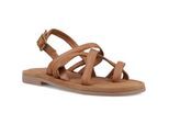 Hush Puppies Hope Leder Damen Sandalen in Tan