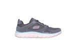 Skechers Dames/Dames Track Trainers (Houtskool/Aqua)