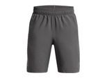 Under Armour Technische geweven korte broek met logo voor jongens (Grijs)