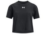 Under Armour Kinderen Sportstyle Logo Crop T-Shirt (Zwart)