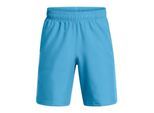 Under Armour Technische geweven korte broek met logo voor jongens (Blauw)