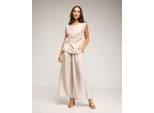 Set van mouwloze top met striksluiting en broek met elastiek