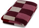 Duschtuch ROSS "Three Stars 9040", rot (vino), B:75cm L:140cm, Frottier, Frottier, Handtücher, Duschtuch, 100% Baumwolle, made in Germany