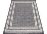 Teppich AYYILDIZ TEPPICHE "ARUBA 4901", grau, B:240cm H:6mm L:340cm, Polypropylen, Teppiche, Teppich, Pflegeleicht, Modern, In- und Outdoor geeignet