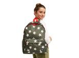 Tagesrucksack ROXY "Sugar Baby Bottle", Damen, grün (winter moss simply starz s), Polyester, Rucksäcke