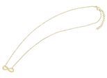 Kette ohne Anhänger ADELIA´S "Halskette mit Anhänger – Unendlichkeitszeichen aus Edelstahl", gold, Halsketten, Damen, 47cm, Edelstahl, Ein stilvolles Geschenk für besondere Momente