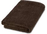 Duschtuch ROSS "Vita 4004", bunt (mokka), B:70cm L:140cm, Frottier, Obermaterial: 100% Baumwolle, Handtücher, Bestickung ROSS-Emblem