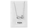 Kette ohne Anhänger ADELIA´S "Halskette mit Anhänger – Unendlichkeitszeichen aus 925 Silber", silber, Halsketten, Damen, 42cm, Silber 925 (Sterlingsilber), Ideal als Geschenk zum einfach so