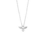 Kette ohne Anhänger ADELIA´S "Halskette mit Anhänger – Unendlichkeitszeichen aus 925 Silber", silber, Halsketten, Damen, 43cm, Silber 925 (Sterlingsilber), Ein stilvolles Geschenk für besondere Momente