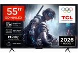 TCL LED-Fernseher "55T8D", Energieeffizienz: F (A-G), schwarz, 55 ″, Fernseher