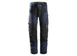 Arbeitshose SNICKERS WORKWEAR "FlexiWork", Herren, Gr. 54, Einheitsgröße, blau (marine), Obermaterial: 88% Polyamid PA. 12% Elasthan EL., Hosen Arbeitshose