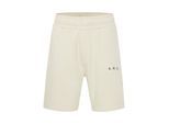 Sweatshorts SOLID "Sweatshorts SDHansi", Herren, Gr. M, N-Gr, beige (oatmeal), Obermaterial: 60% Baumwolle CO. 40% Polyester PES., Hosen Sweatshorts
