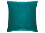 Dekokissen PAD "Smooth", petrol, unifarben, B:50cm H:2cm L:50cm, Polyester, Dekokissen_Sitzkissen_Kissenhüllen, Perfekte Farbabstimmung