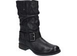 Stiefel JOSEF SEIBEL "Sanja 14, schwarz", Damen, Gr. 36, schwarz, Obermaterial: 100% Rindsleder Leather cow., Schuhe Stiefel